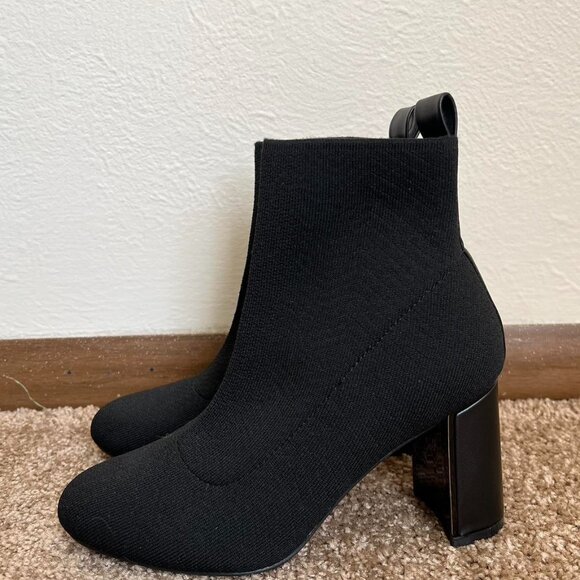 BCBG Stretch Knit Ankle Bootie - Picture 1 of 5